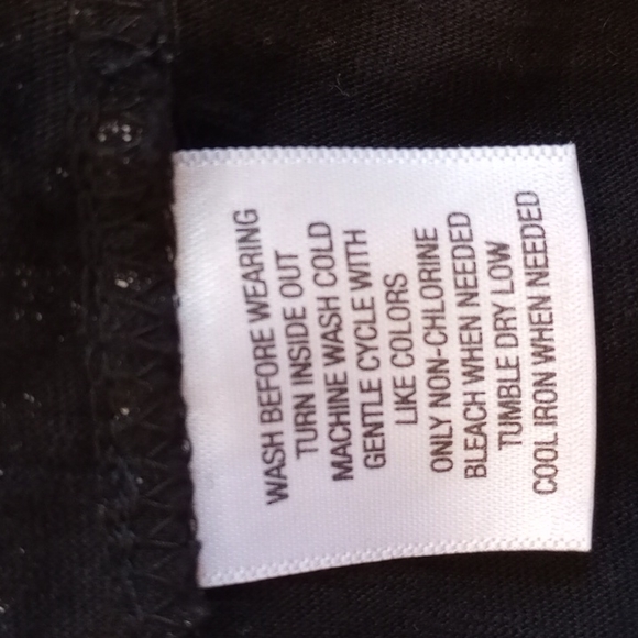 Style & Co. Ladies Short Sleeve Mandala Print Top Size:L Color:Black & White - Picture 6 of 6